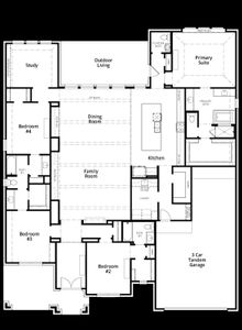 New construction Single-Family house 102 Adoration Woods Ct, Willis, TX 77318 plan Auden - image