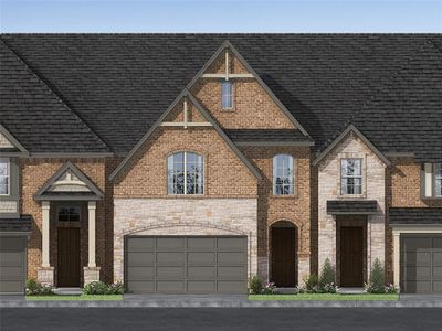 New construction Townhouse house 6934 Crimson Drive, Arlington, TX 76001 Brenham A - Front Entry- photo 0