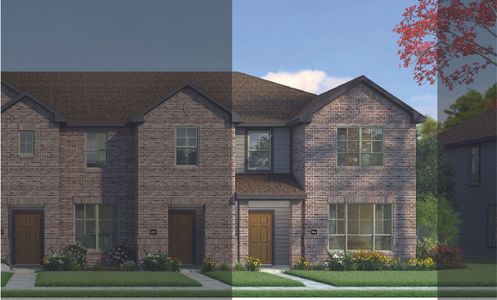 New construction Townhouse house 228 Territory Trl, Fort Worth, TX 76120 Houston 4B3 A- photo 0 0