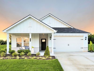 New construction Single-Family house 377 Sope Creek Circle, Pendergrass, GA 30567 - photo 0