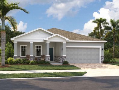 New construction Single-Family house 1168 Bluewater Ln, Rockledge, FL 32955 plan Badland - image