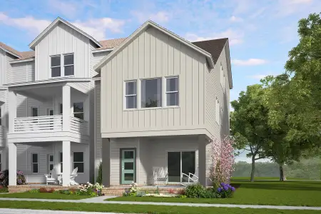 New construction Townhouse house 1110 Lamplighter Dr, Raleigh, NC 27604 plan Red Rocks - image