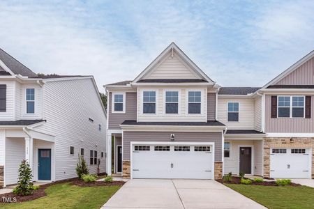 New construction Townhouse house 121 Fairwinds Drive, Lillington, NC 27546 The Wake- photo 0