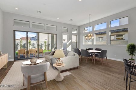 living/dining room Virtually Staged