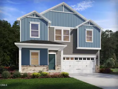 New construction Single-Family house 504 Southland Dr, Zebulon, NC 27597 plan Adams - image