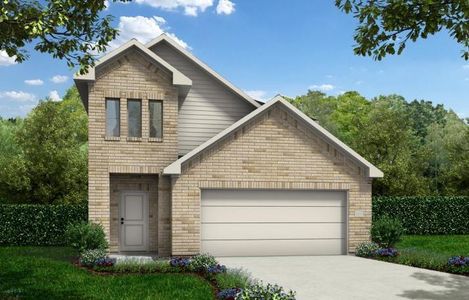 New construction Single-Family house 7615 Fremantle Lane, Baytown, TX 77523 The Sparrow- photo 0