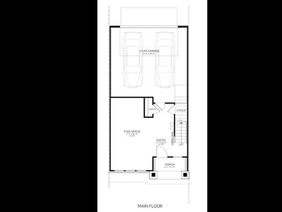 New construction Townhouse house 2420 Adrift Rd, Fuquay Varina, NC 27526 plan Cora - Midtown Collection - image 3