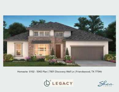 New construction Single-Family house 7001 Discovery Well Ln, League City, TX 77546 plan 5042 Elevation E - image