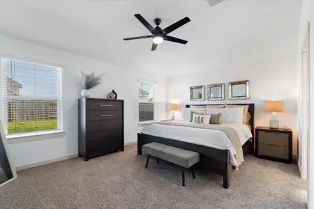 New construction Single-Family house 14906 Rain Tree Dr, Baytown, TX 77523 plan CADEN-REG EXP PLAN X35C - 35' - image