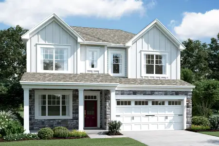 New construction Single-Family house 3011 Sandy Sage Wy, Apex, NC 27523 Belmont- photo 0
