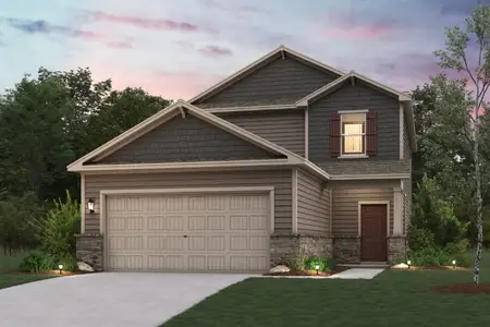 New construction Single-Family house 9867 Chavaneaux Lndg, San Antonio, TX 78221 plan Eleanor - 2396 - image