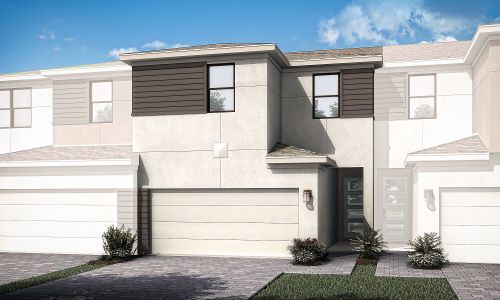 New construction Townhouse house 14178 Sw Thorens Dr, Port Saint Lucie, FL 34987 Dakota- photo 0