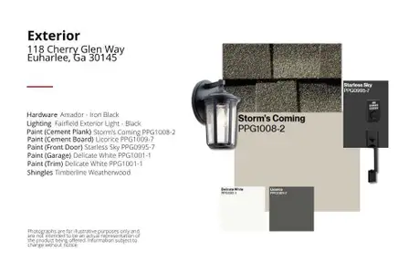 New construction Single-Family house 118 Cherry Glen Wy, Euharlee, GA 30145 - image