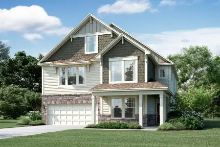 New construction Single-Family house 3200 Bombini Ct, Apex, NC 27502 plan Brittain - Single Family Signature - image
