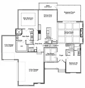 New construction Single-Family house 959 Tamary Wy, Landis, NC 28088 plan 29/30 IC Inventory - image 3