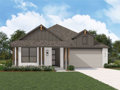 New construction Single-Family house 112 Green Brush Dr, Liberty Hill, TX 78642 plan Picasso - image