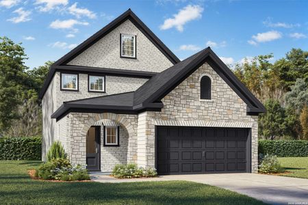 New construction Single-Family house 11610 Briceway Land, San Antonio, TX 78254 plan The San Marcos J - image