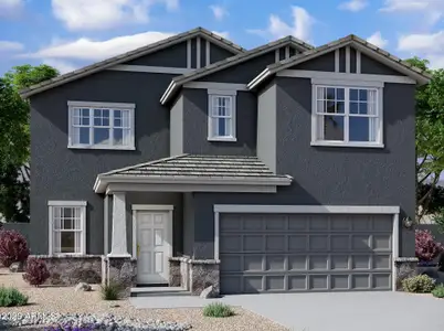 New construction Single-Family house 13081 E Wallflower Ln, Florence, AZ 85132 plan Prism - image