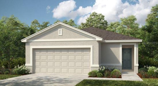 New construction Single-Family house 12443 Gust Ct, Hudson, FL 34669 plan Spruce - image