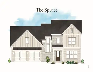 New construction Single-Family house 503 Lake Vista Dr, Statham, GA 30666 plan Spruce - image