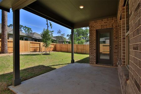 New construction Single-Family house 210 Brecon Buff Dr, Willis, TX 77318 plan Maldives - image