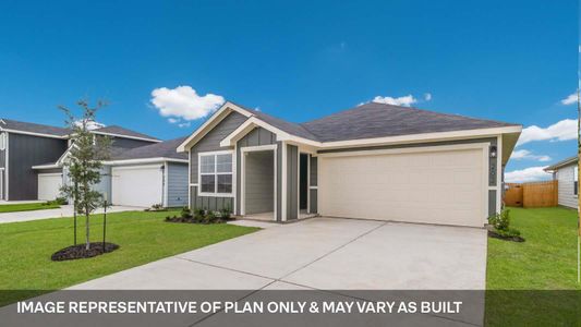 New construction Single-Family house 395 San Juan Trl, Bastrop, TX 78602 plan The Easton - image
