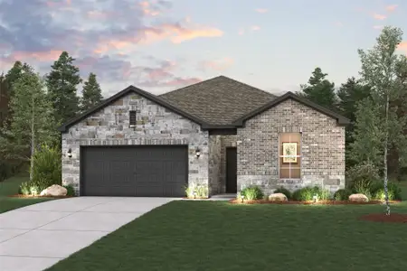 New construction Single-Family house 17026 Clover Fern Ln, Waller, TX 77484 plan Travis - image