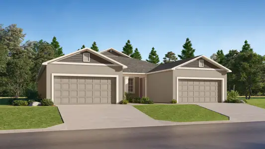 New construction Multi-Family house 9893 Dancing Goat Pl, Land O' Lakes, FL 34638 plan Malibu - image