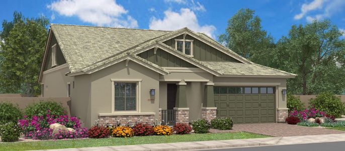 New construction Single-Family house 3029 Sherman Rd, Queen Creek, AZ 85142 plan Pelican Bay w/Loft - image