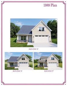 New construction Single-Family house 5710 Craven Ln, Murfreesboro, TN 37128 plan 1989 Elevation DEF - image