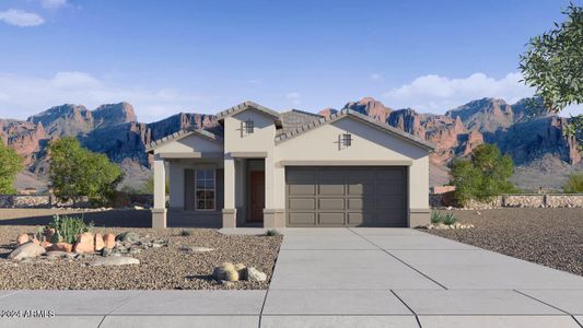 New construction Single-Family house 17709 W Sanna Street, Waddell, AZ 85355 Hummingbird- photo 0