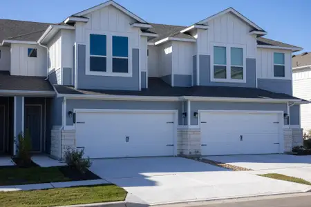 New construction Townhouse house 2538 Jack Nora Wy, Round Rock, TX 78665 plan Lavaca - image