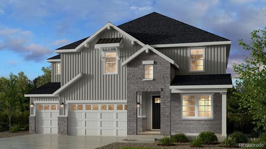 New construction Single-Family house 5778 Hickory Oaks Trail, Castle Rock, CO 80104 Vail- photo 0