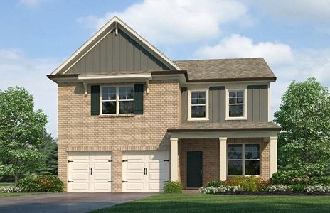 New construction Single-Family house 215 Whispering Pines Ave, Conyers, GA 30094 plan Wellington  - image
