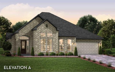 New construction Single-Family house 21215 Brook Tide Lane, Cypress, TX 77433 Ventura- photo 0