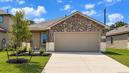 New construction Single-Family house 13646 Gunnison Quartz, San Antonio, TX 78253 plan The Caroline - image