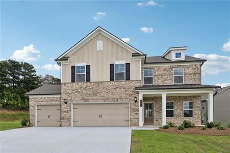 New construction Single-Family house 184 Logan Pass Dr, Loganville, GA 30052 Winston- photo 0