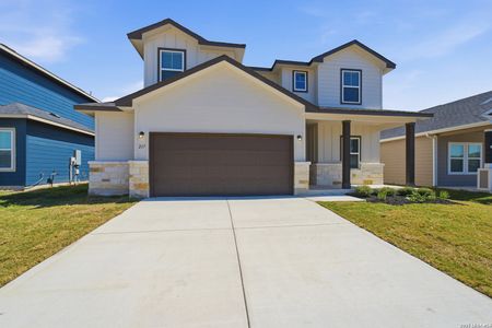 New construction Single-Family house 217 Lina Wy, Seguin, TX 78155 plan Blanco - image