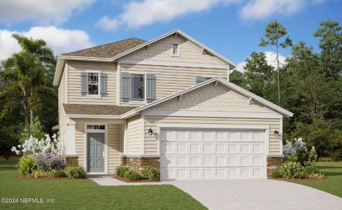 New construction Single-Family house 1154 Brook Forest Drive, Saint Augustine, FL 32092 Stockton II- photo 0