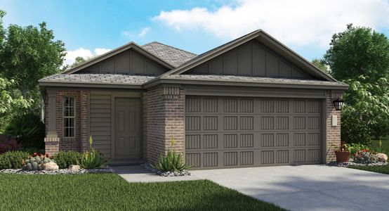 New construction Single-Family house 1505 Roaming Oak Bnd, Georgetown, TX 78628 plan Oberlin - image