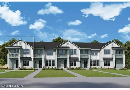 New construction Townhouse house 11951 Miracle Woods Wy, Jacksonville, FL 32224 - image