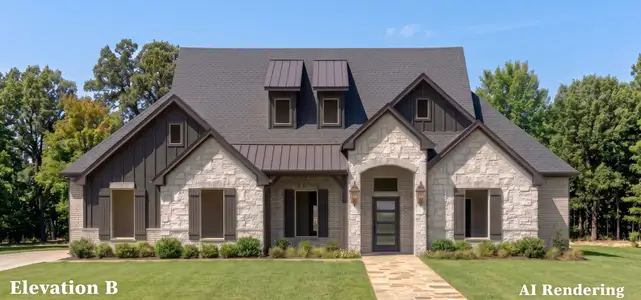 New construction Single-Family house 381 Willowy Dr, Union Valley, TX 75189 plan Anne - image
