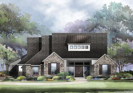 New construction Single-Family house 101 Dang Pretty, Boerne, TX 78006 plan Medina - image