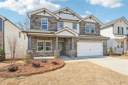 New construction Single-Family house 4412 Brick Tunnel St, Powder Springs, GA 30127 plan Johnson - image