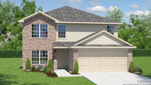 New construction Single-Family house 5016 Punch Shot, San Antonio, TX 78261 The Landry- photo 0