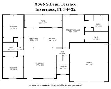 New construction Single-Family house 3566 S Dean Ter, Inverness, FL 34452 null- photo 2 2