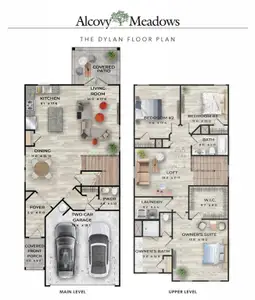 New construction Townhouse house 827 Leraes Way St, Loganville, GA 30043 plan Dylan - image 2