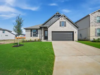 New construction Single-Family house 14435 Inspiration Pt, San Antonio, TX 78253 plan Crockett - image