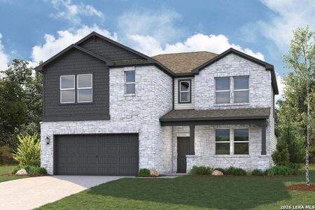 New construction Single-Family house 8428 Rocket Vw, San Antonio, TX 78263 plan Trinity - 3036 - image