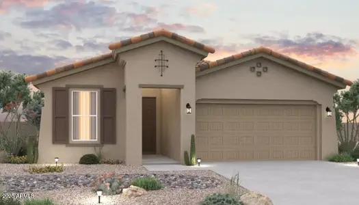 New construction Single-Family house 31752 N 116Th Dr, Peoria, AZ 85383 Bluebell- photo 0